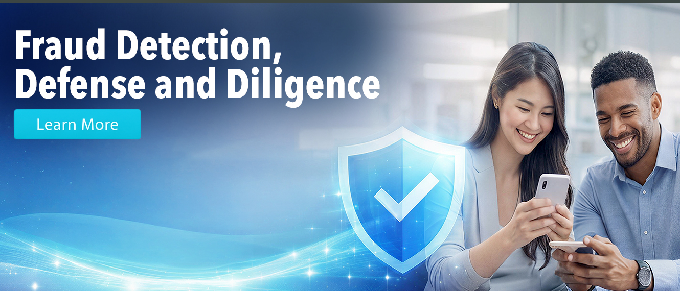 fraud detection, defense diligence campaign header